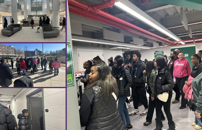  Students touring dorms at Eastern Michigan